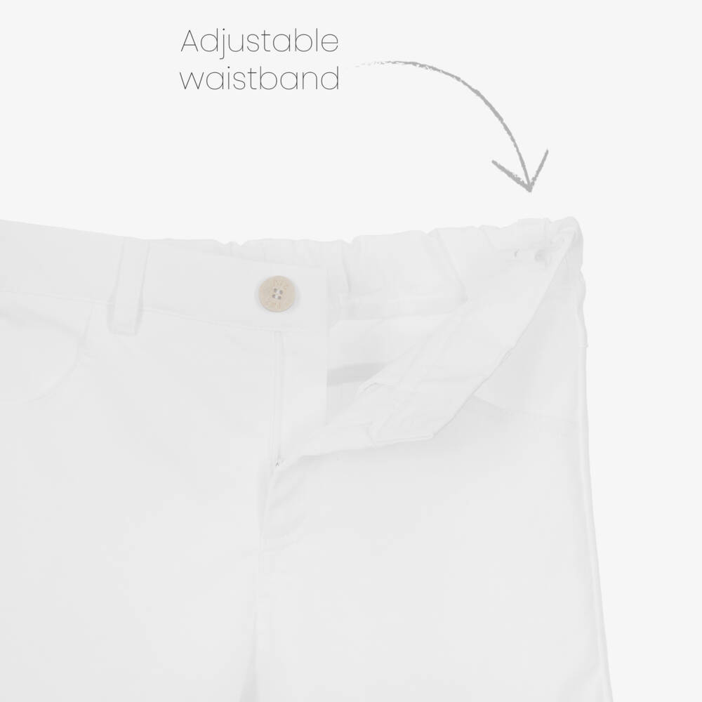 PAZ Rodríguez-طقم كلاسيكي أزرق وأبيض للأولاد | Childrensalon Outlet