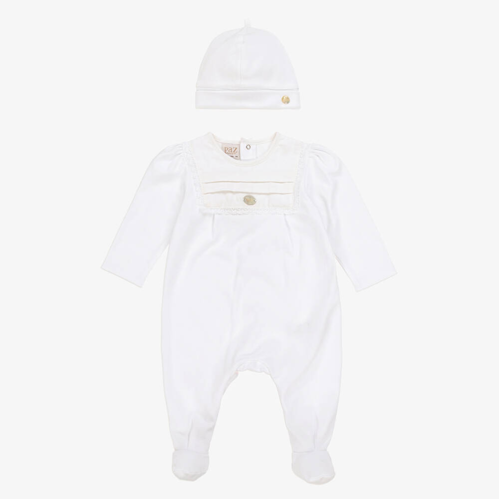 PAZ Rodríguez-Boys Cotton White Layette Trio | Childrensalon Outlet