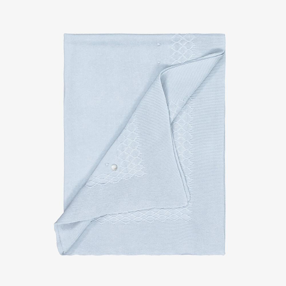 PAZ Rodríguez-Boys' Cozy Blue Knit Cover | Childrensalon Outlet