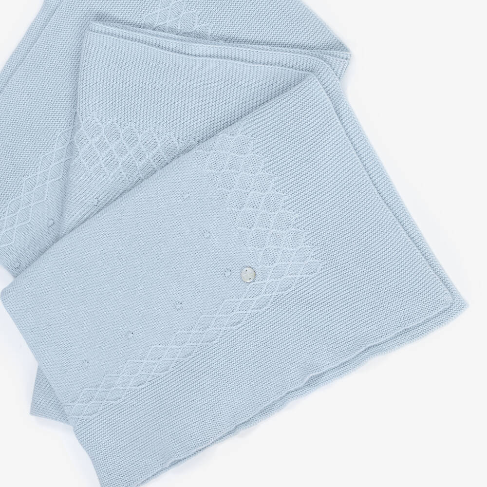 PAZ Rodríguez-Boys' Cozy Blue Knit Cover | Childrensalon Outlet