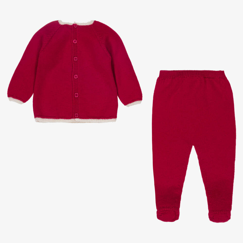 PAZ Rodríguez-Boys Festive Red Knit Set | Childrensalon Outlet