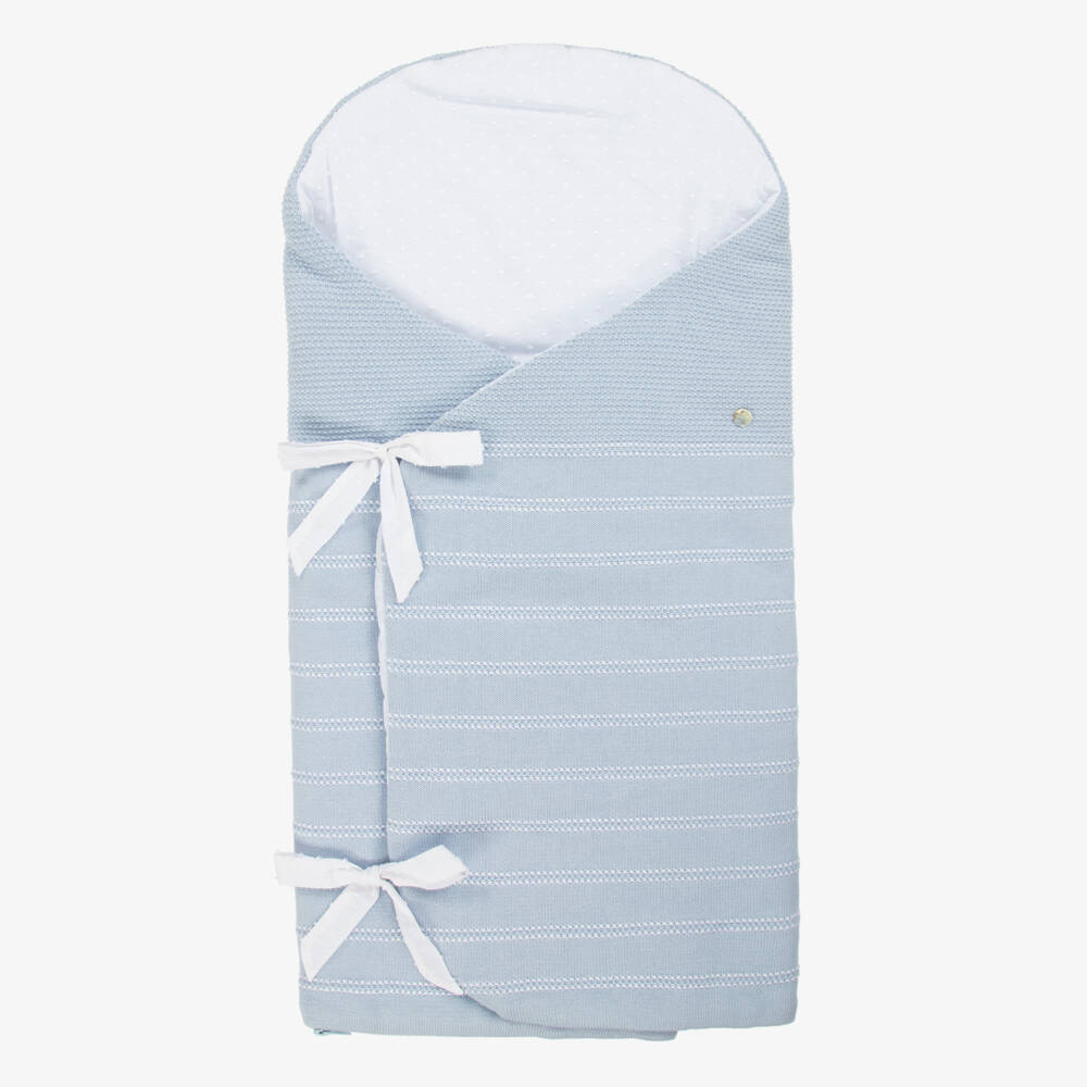 PAZ Rodríguez-Boys Gentle Blue Snuggle Cocoon | Childrensalon Outlet