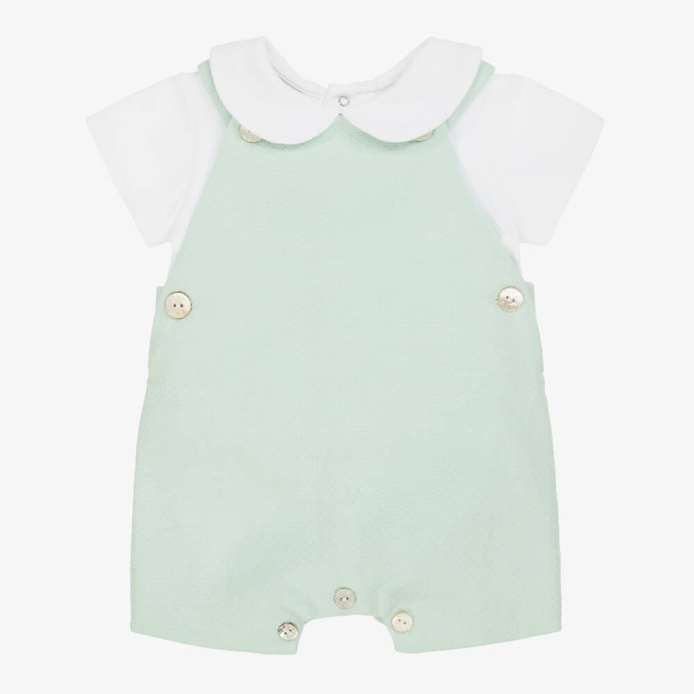PAZ Rodríguez-طقم سالوبيت أخضر للأولاد | Childrensalon Outlet
