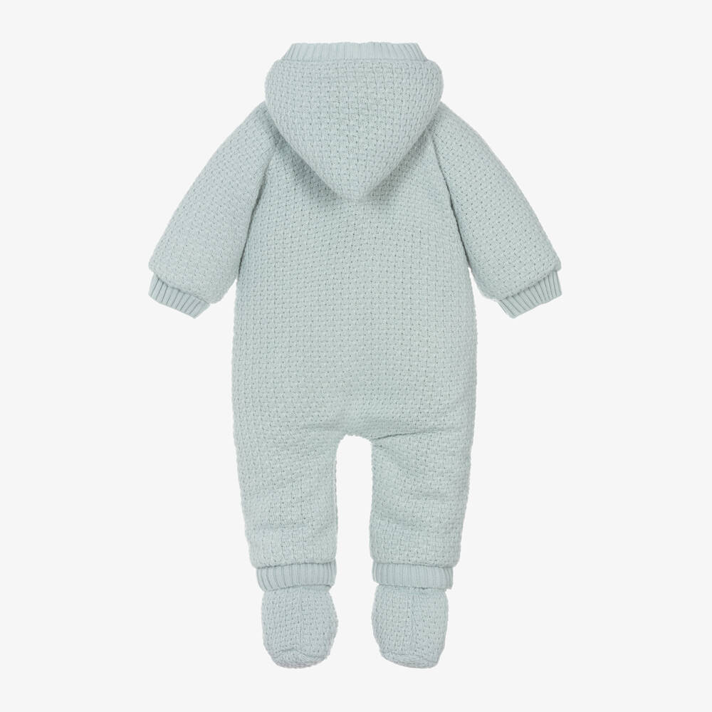 PAZ Rodríguez-Boys Green Knit Pramsuit Set | Childrensalon Outlet