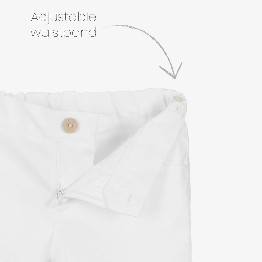 PAZ Rodríguez-طقم بنطلون قطن لون أخضر وأبيض للأولاد | Childrensalon Outlet