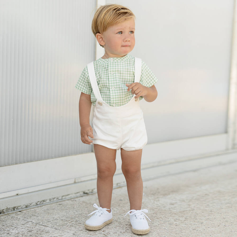 Baby boy clearance gingham shorts