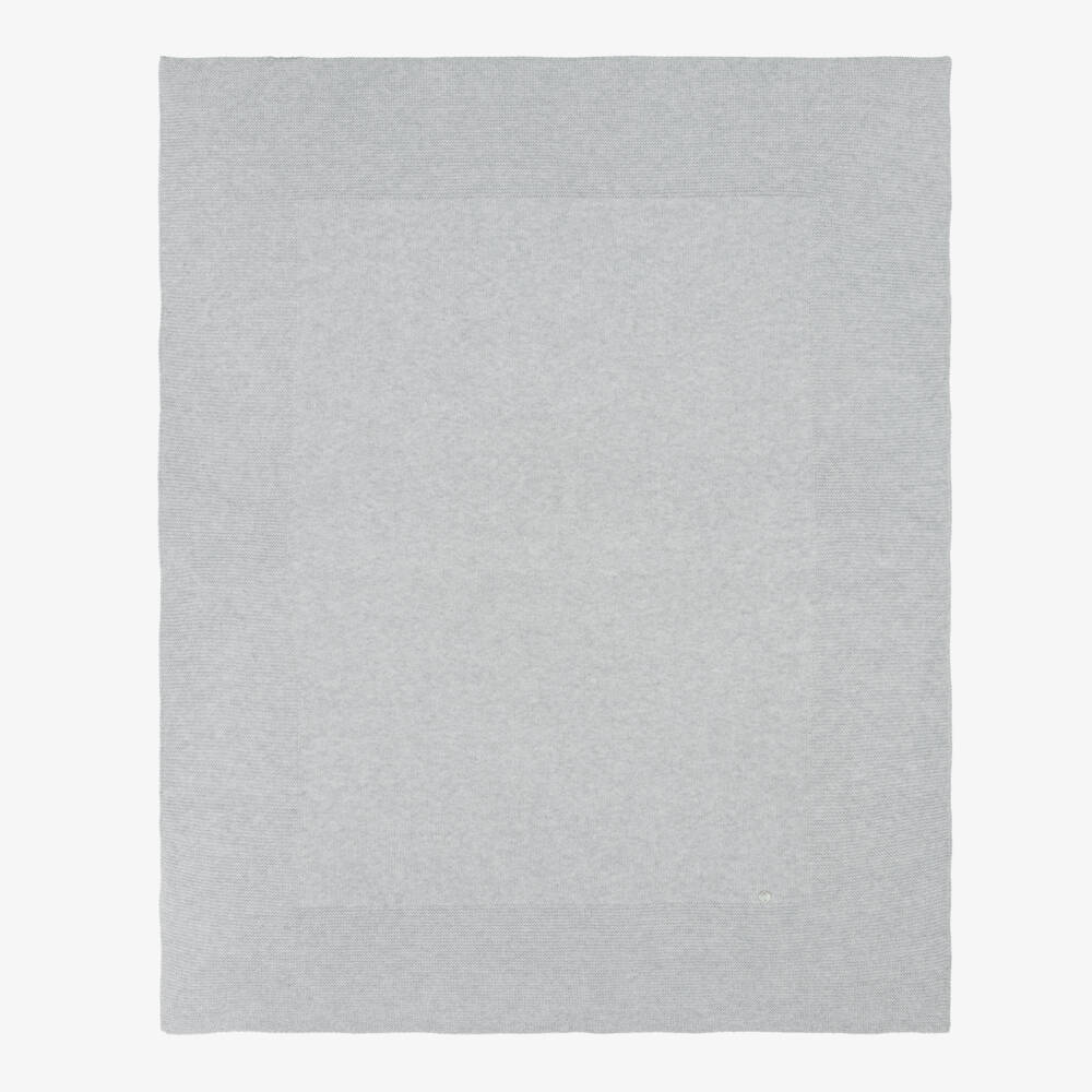 PAZ Rodríguez-Boys Grey Cotton & Cashmere Knitted Babysuit Set | Childrensalon Outlet