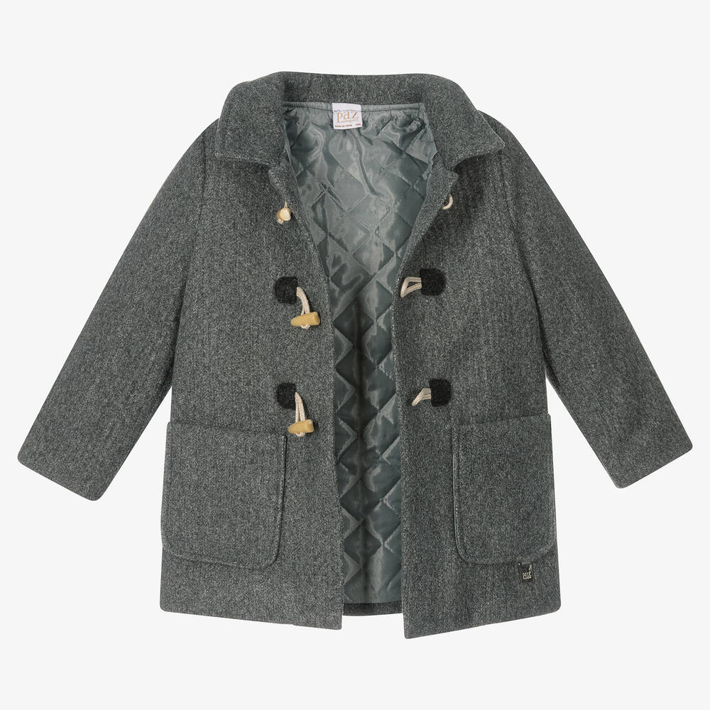 Childrens grey hot sale duffle coat