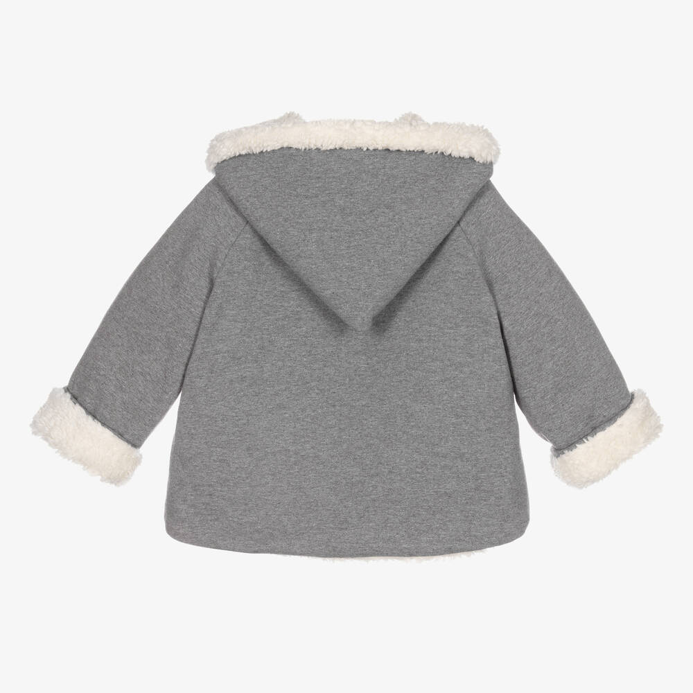 باز رودريغيز-جاكيت مبطن فليس لون رمادي للأولاد | Childrensalon Outlet
