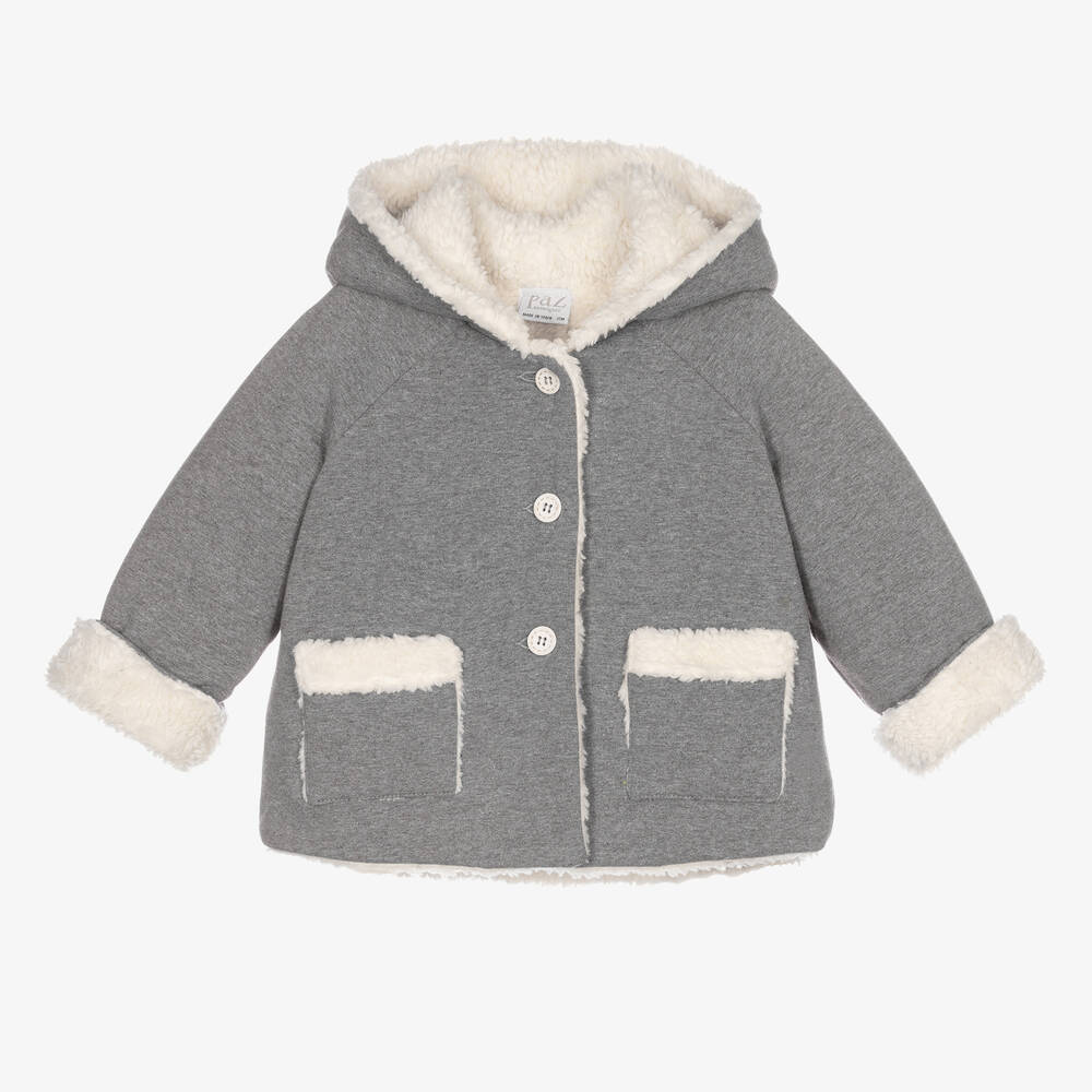 PAZ Rodríguez-Boys Grey Fleece Lined Jacket | Childrensalon Outlet