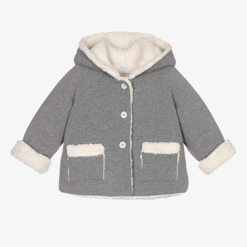 Paz Rodríguez - Blouson gris doublé polaire Garçon | Childrensalon