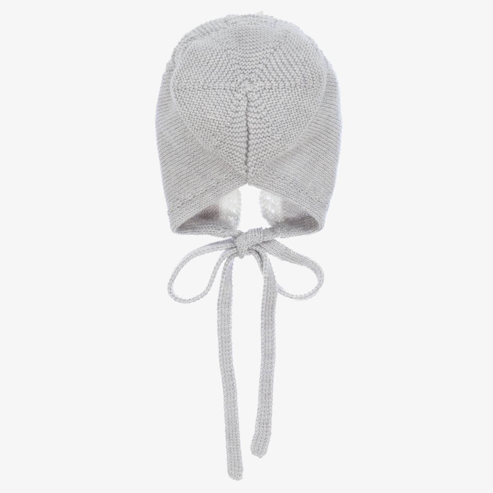 PAZ Rodríguez-Boys Grey Merino Wool Bonnet | Childrensalon Outlet