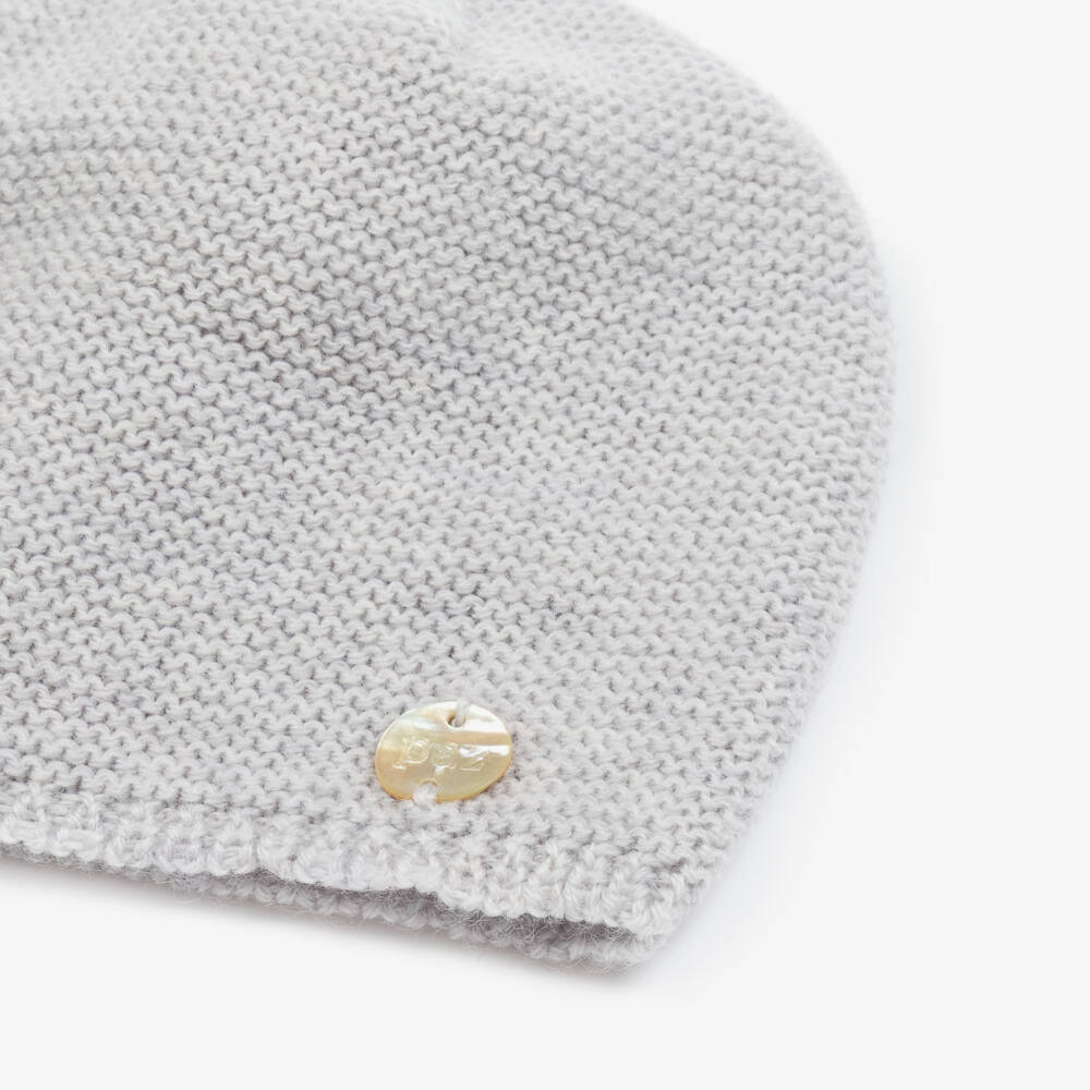 PAZ Rodríguez-Boys Grey Merino Wool Hat | Childrensalon Outlet
