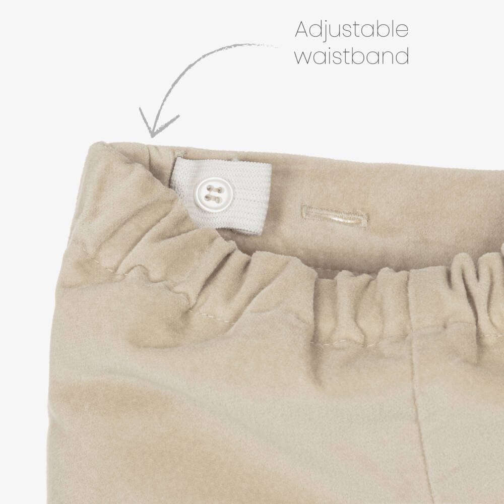 PAZ Rodríguez-Boys Ivory & Beige Cotton Buster Suit Set | Childrensalon Outlet