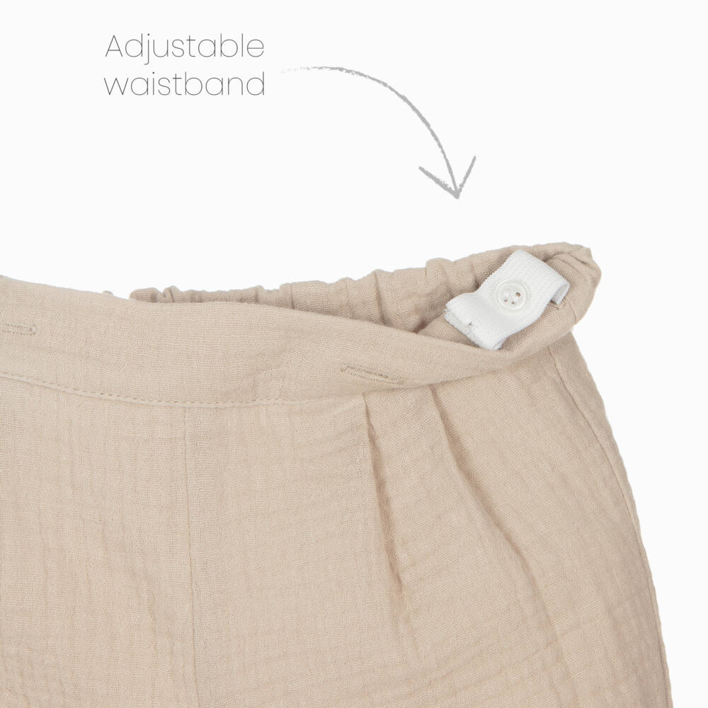 PAZ Rodríguez-Boys Light Brown Cotton Cashmere Set | Childrensalon Outlet