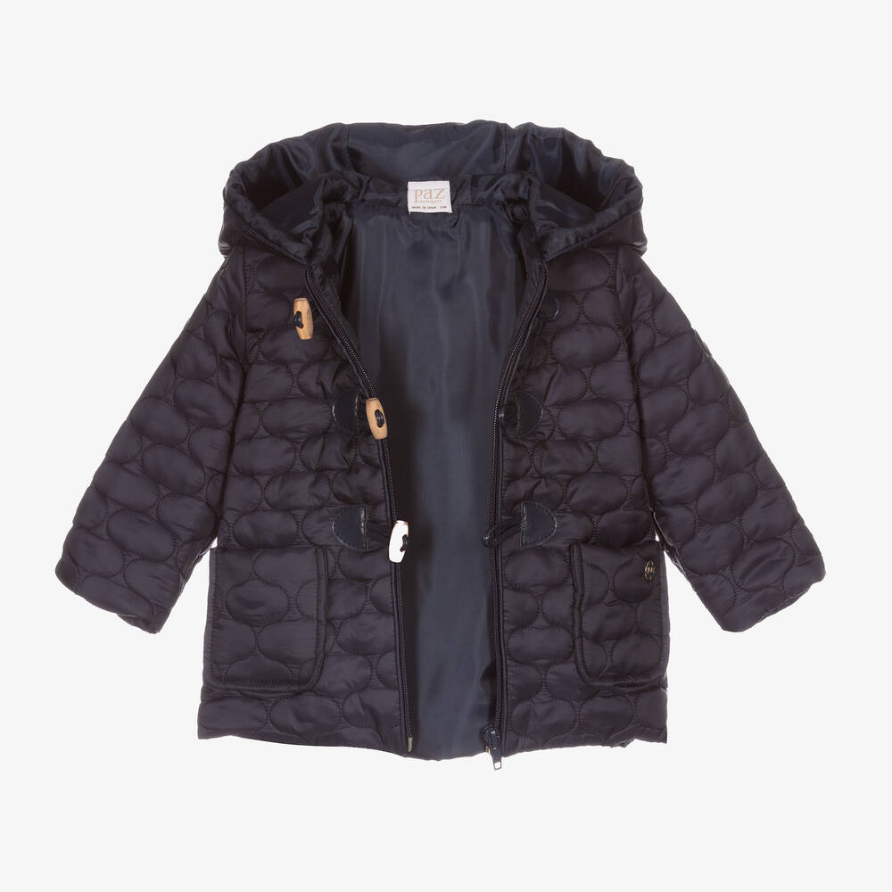 PAZ Rodríguez-معطف أطفال ولادي مزيج فيسكوز لون كحلي | Childrensalon Outlet