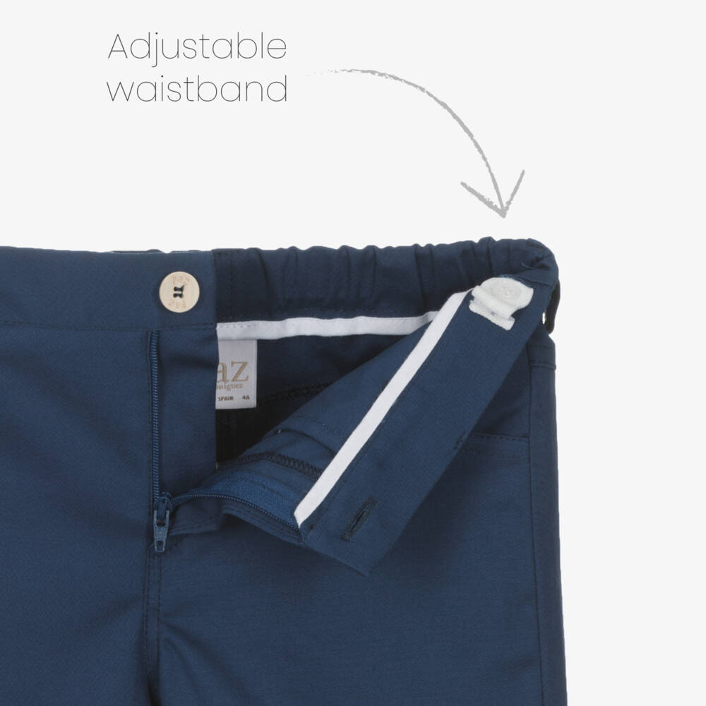 PAZ Rodríguez-Комплект из двухцветных хлопковых шорт для мальчиков | Childrensalon Outlet