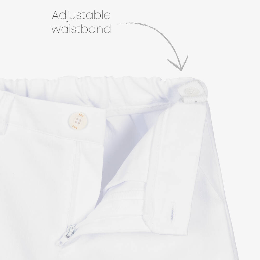 PAZ Rodríguez-Boys Yellow & White Cotton Shorts Set | Childrensalon Outlet