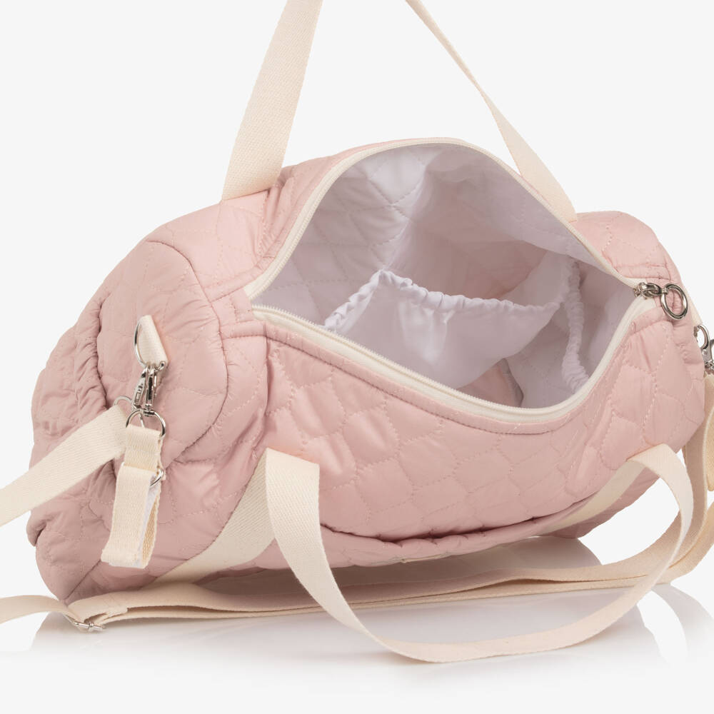 PAZ Rodríguez-Dusky Pink Quilted Changing Bag (35cm) | Childrensalon Outlet