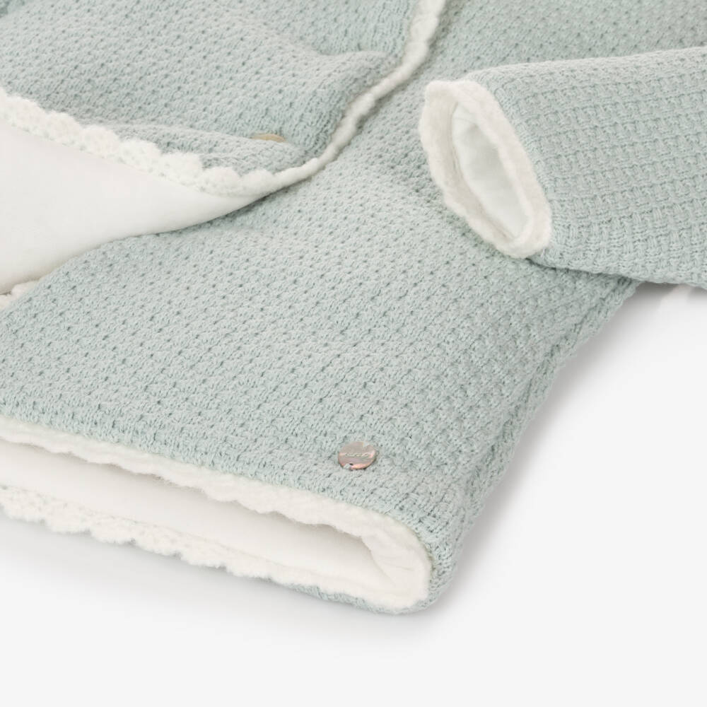 PAZ Rodríguez-Girls Aqua Knit Coat | Childrensalon Outlet