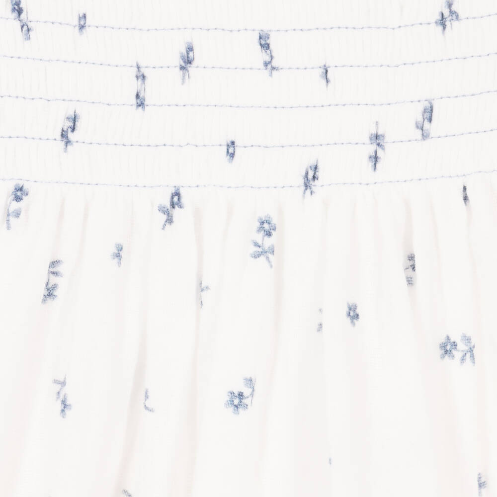 PAZ Rodríguez-بلوزة بطبعة ورود قطن لون أبيض  | Childrensalon Outlet