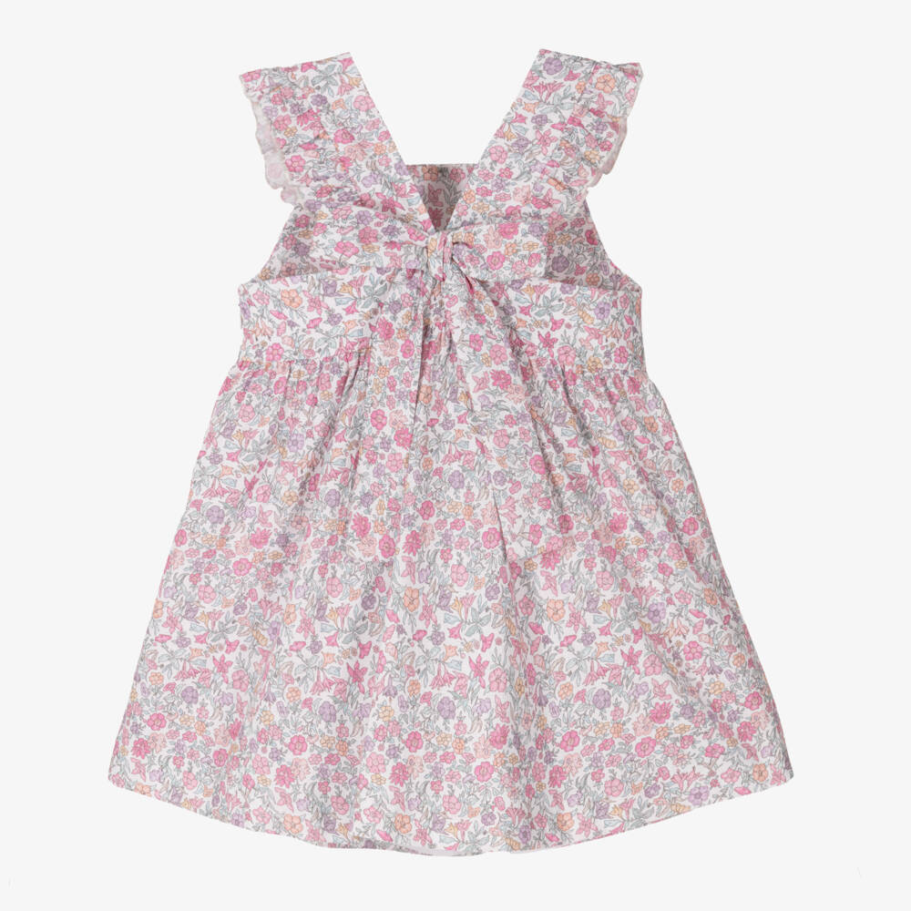 PAZ Rodríguez-Girls Blush Blossom Cotton Frock | Childrensalon Outlet
