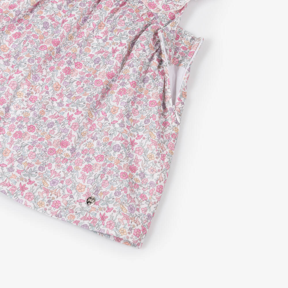 PAZ Rodríguez-Girls Blush Blossom Cotton Frock | Childrensalon Outlet