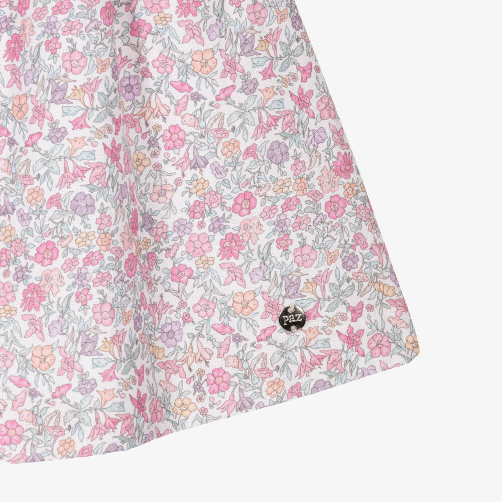 PAZ Rodríguez-Girls Blush Blossom Cotton Frock | Childrensalon Outlet