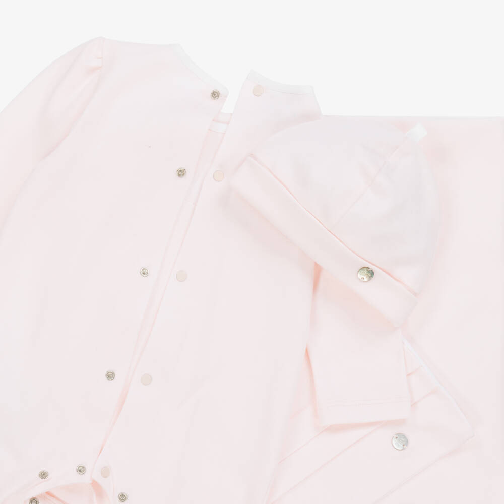 PAZ Rodríguez-Girls Blush Cotton Layette Ensemble | Childrensalon Outlet