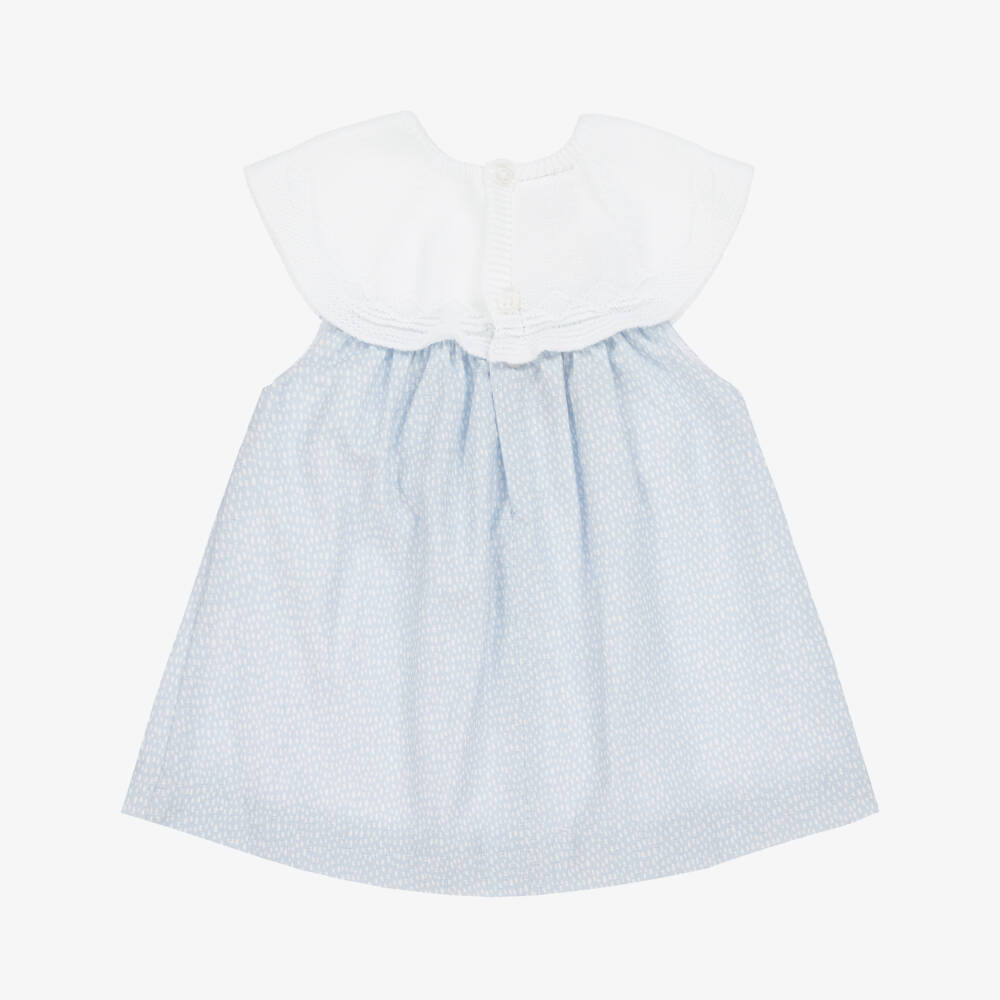 PAZ Rodríguez-Girls Charming Blue Knit Dress | Childrensalon Outlet