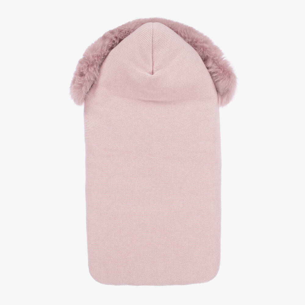 PAZ Rodríguez-Girls Cotton & Cashmere Pink Cocoon | Childrensalon Outlet