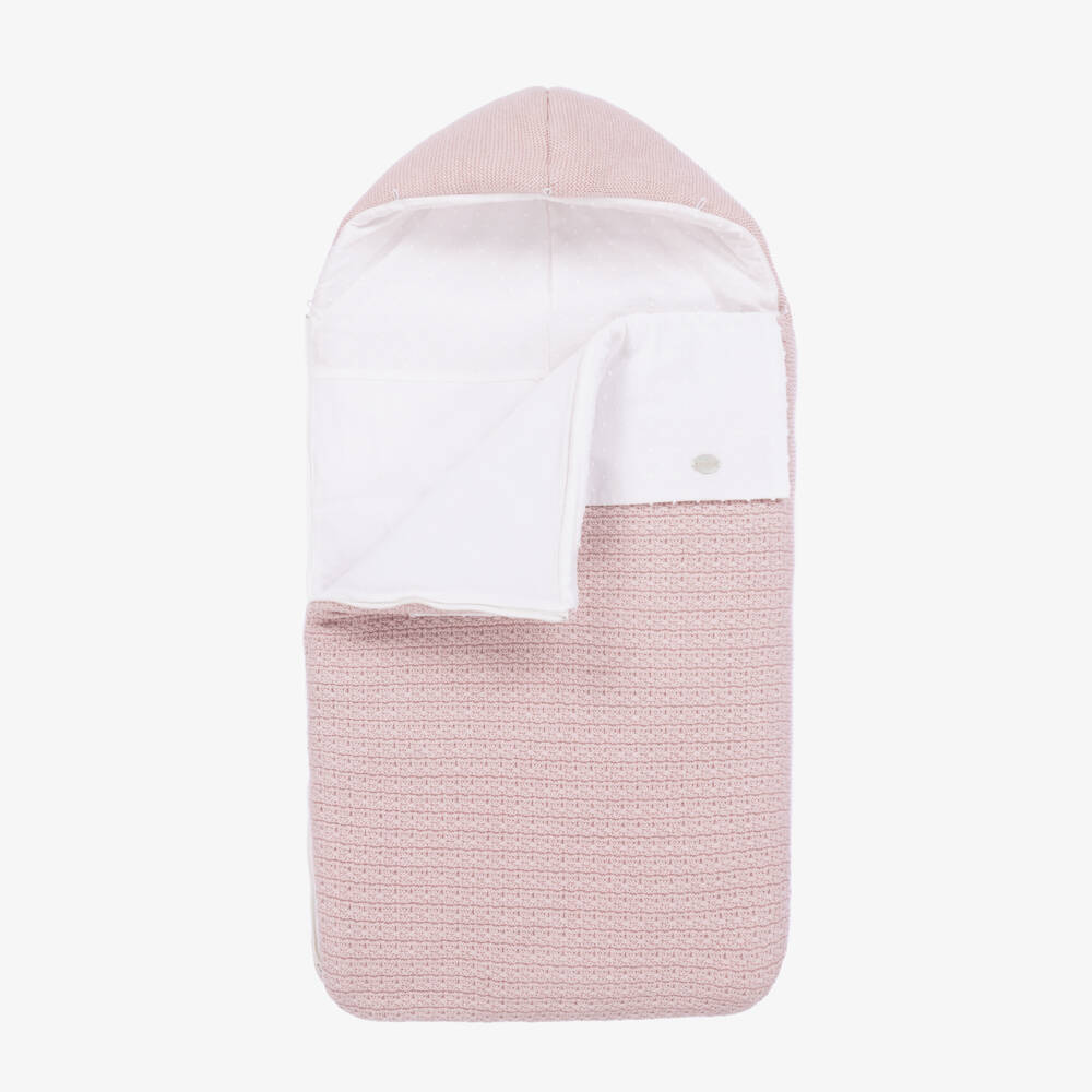 PAZ Rodríguez-Girls Cotton & Cashmere Pink Cocoon | Childrensalon Outlet