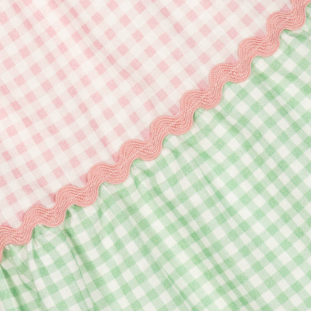 PAZ Rodríguez-فستان قطن لون أصفر وزهري | Childrensalon Outlet