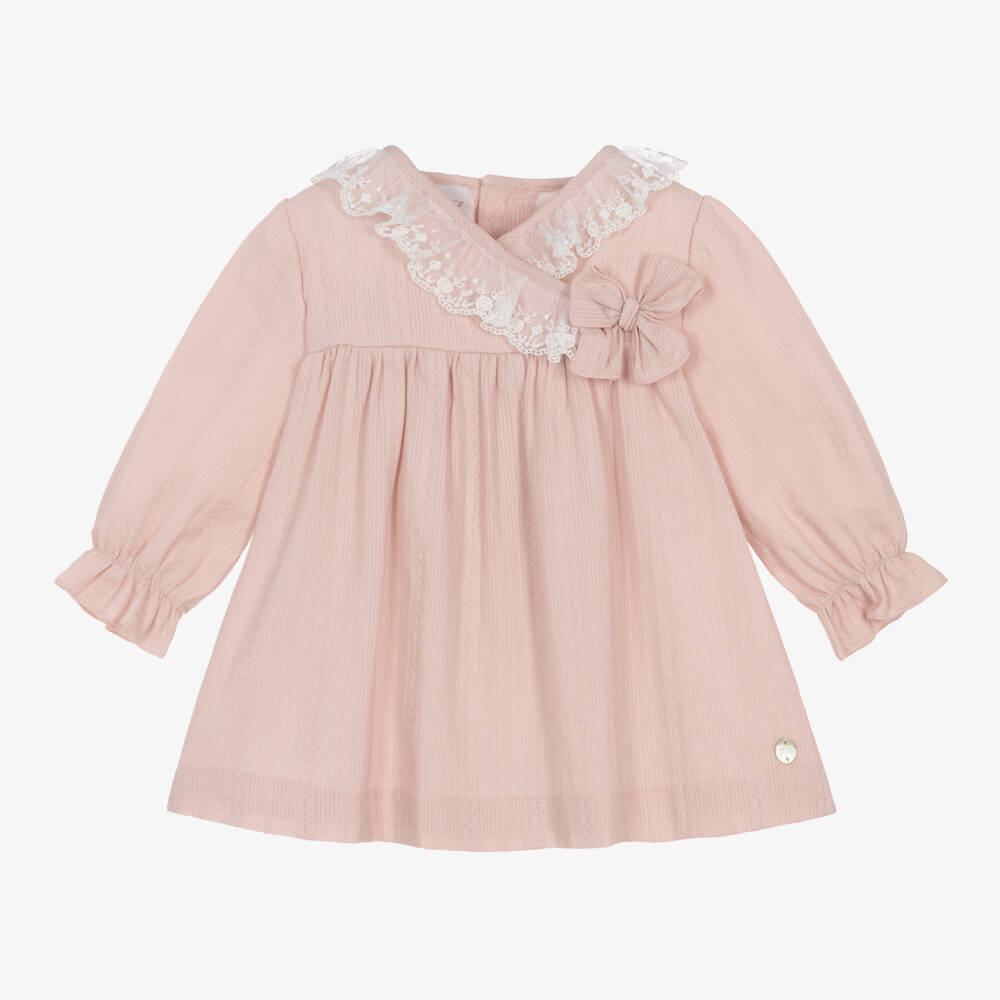 PAZ Rodríguez-Girls Dusky Pink Cotton Dress | Childrensalon Outlet