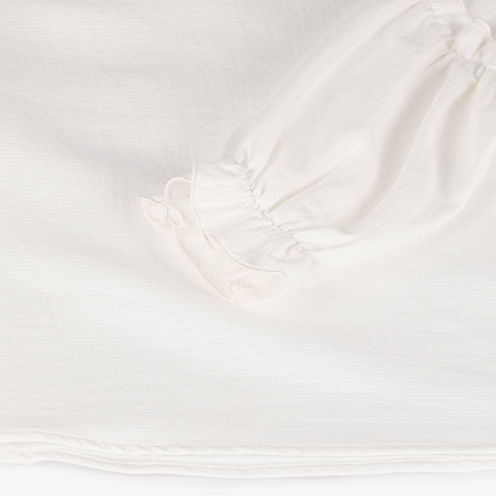 PAZ Rodríguez-Girls Elegant Ivory Blouse | Childrensalon Outlet