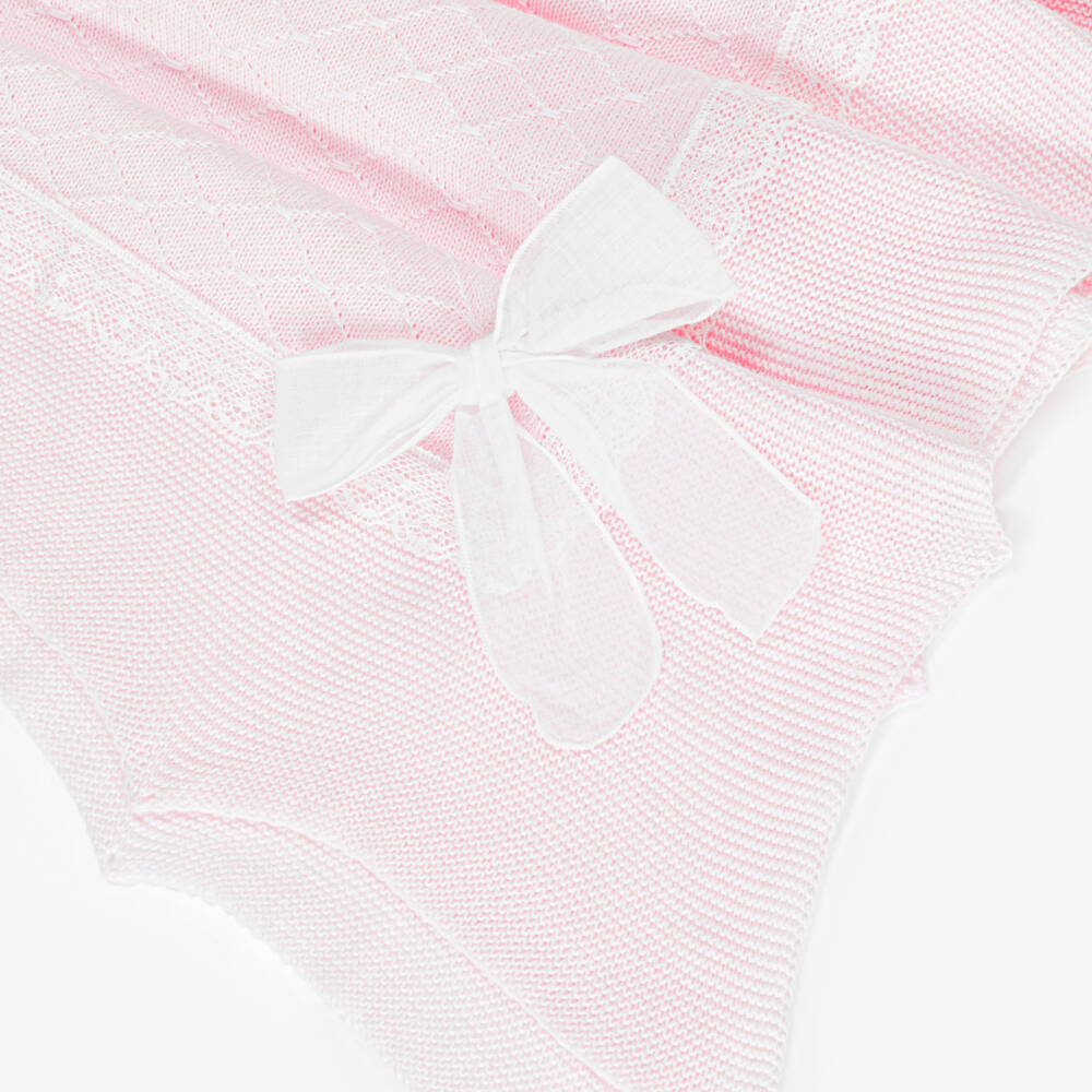 PAZ Rodríguez-Girls Elegant Pink Cotton Wrap | Childrensalon Outlet