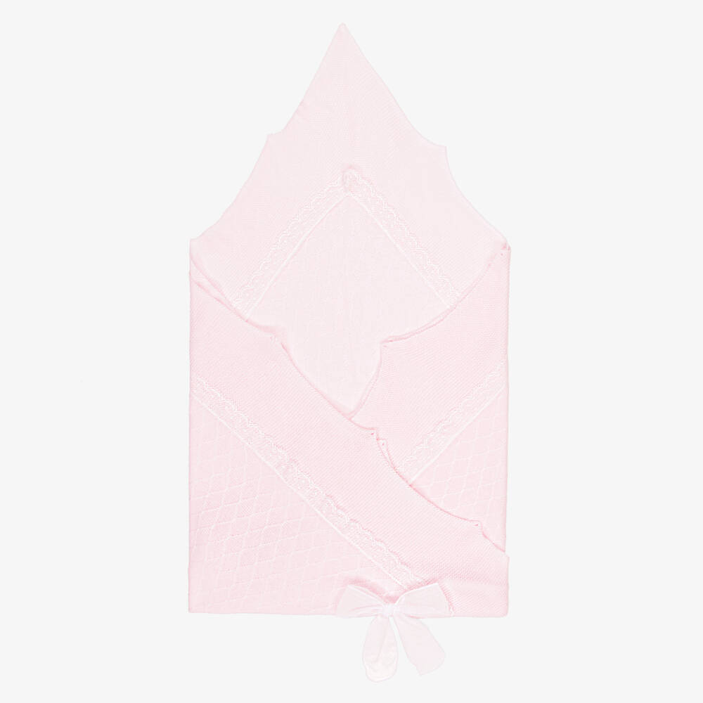 PAZ Rodríguez-Girls Elegant Pink Cotton Wrap | Childrensalon Outlet