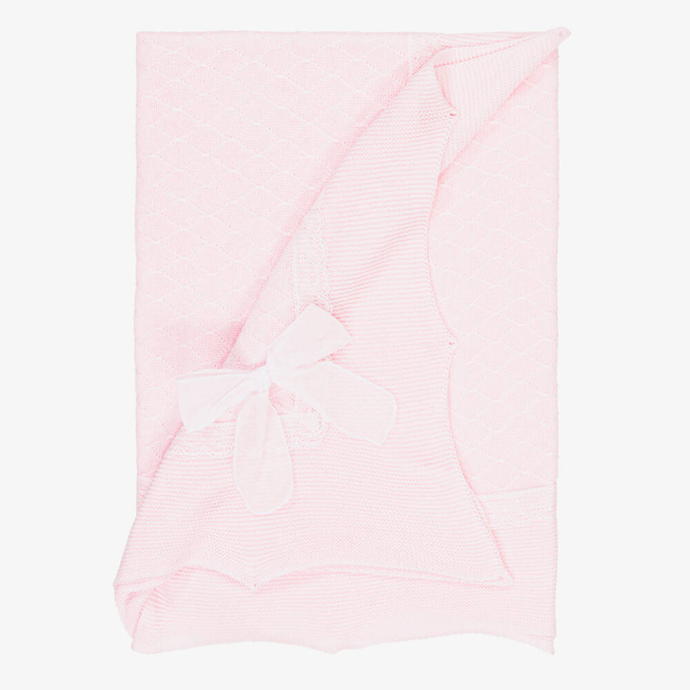 PAZ Rodríguez-Girls Elegant Pink Cotton Wrap | Childrensalon Outlet