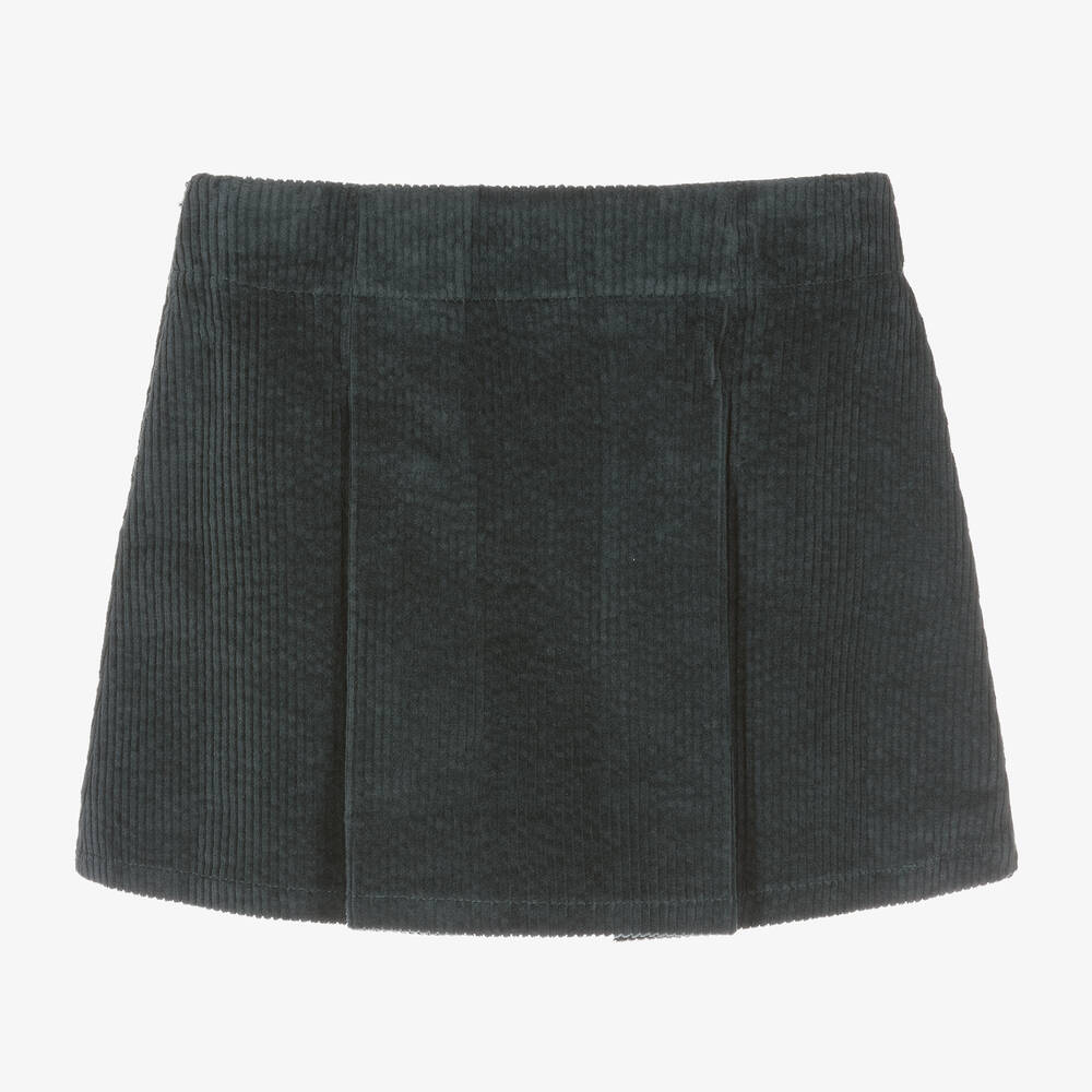 Paz Rodríguez - Girls Green Corduroy Skirt | Childrensalon