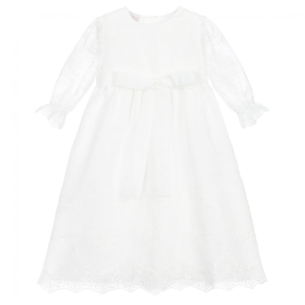 Paz Rodríguez - Girls Ivory Ceremony Dress | Childrensalon Outlet