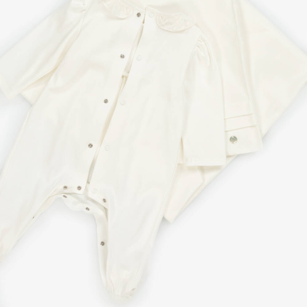 PAZ Rodríguez-Girls Ivory Cotton Comfort Set | Childrensalon Outlet