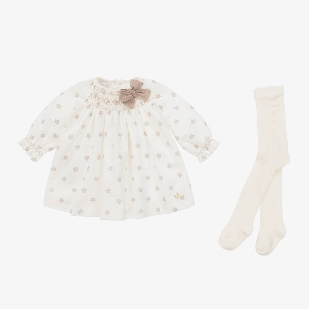 PAZ Rodríguez-Girls Ivory Starry Dress Ensemble | Childrensalon Outlet