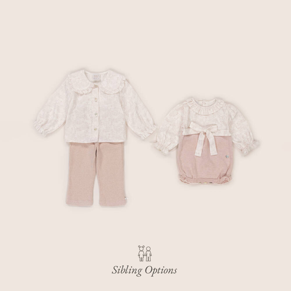 PAZ Rodríguez-Girls Meadow Cotton Trousers Ensemble | Childrensalon Outlet