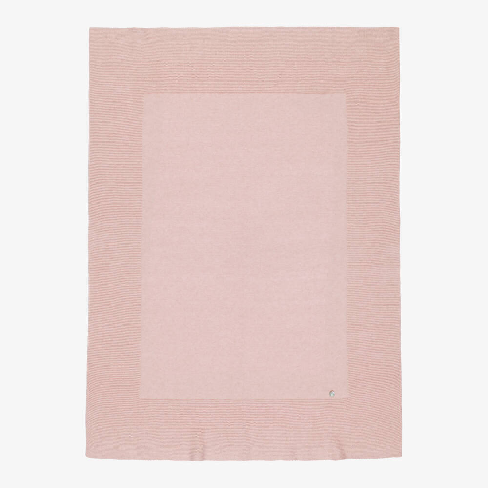 PAZ Rodríguez-Girls Pale Pink Cotton & Cashmere Knitted Babysuit Set | Childrensalon Outlet