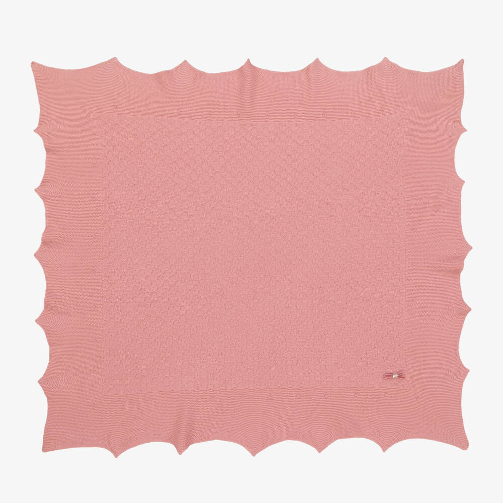 PAZ Rodríguez-Girls Pale Pink Wool Shawl | Childrensalon Outlet