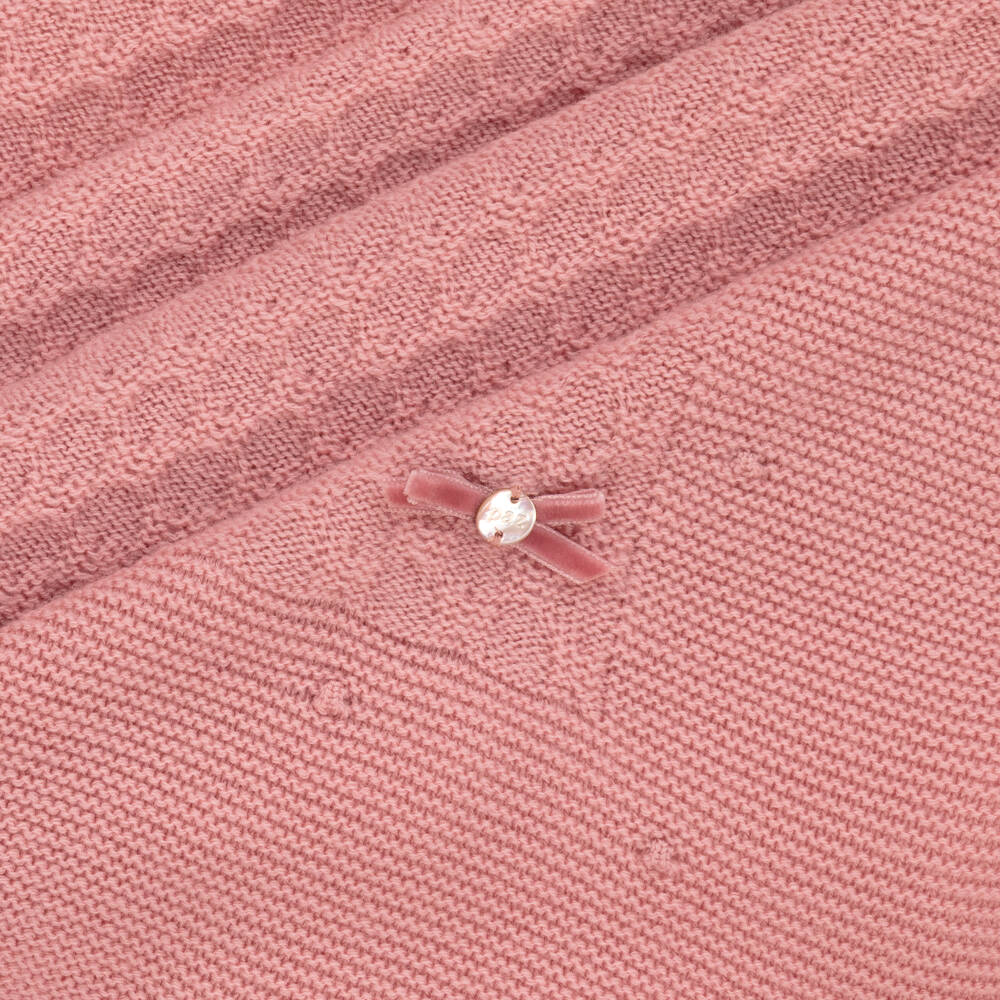PAZ Rodríguez-Girls Pale Pink Wool Shawl | Childrensalon Outlet