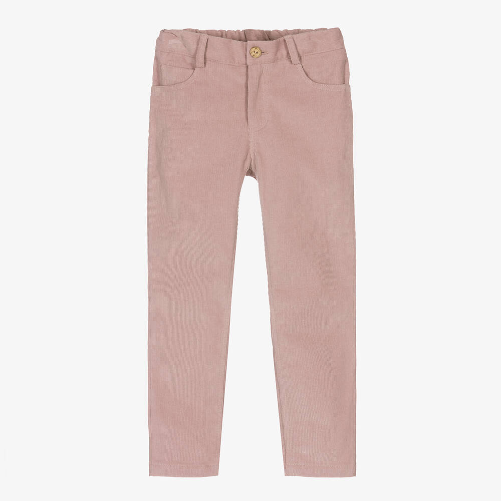 Paz Rodríguez - Girls Pink Corduroy Trousers | Childrensalon