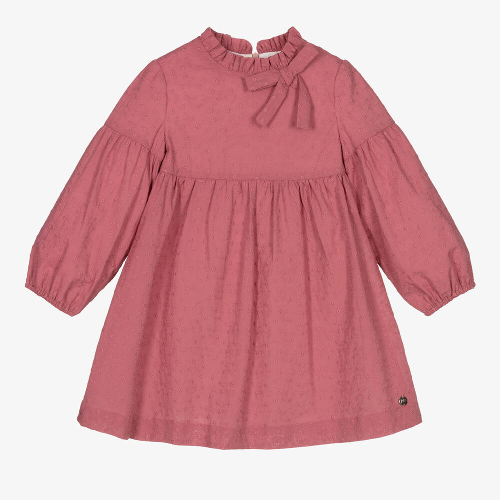 Paz Rodríguez - Розовое хлопковое платье для девочек | Childrensalon