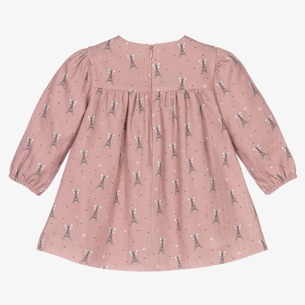 PAZ Rodríguez-Girls Pink Cotton Dress | Childrensalon Outlet