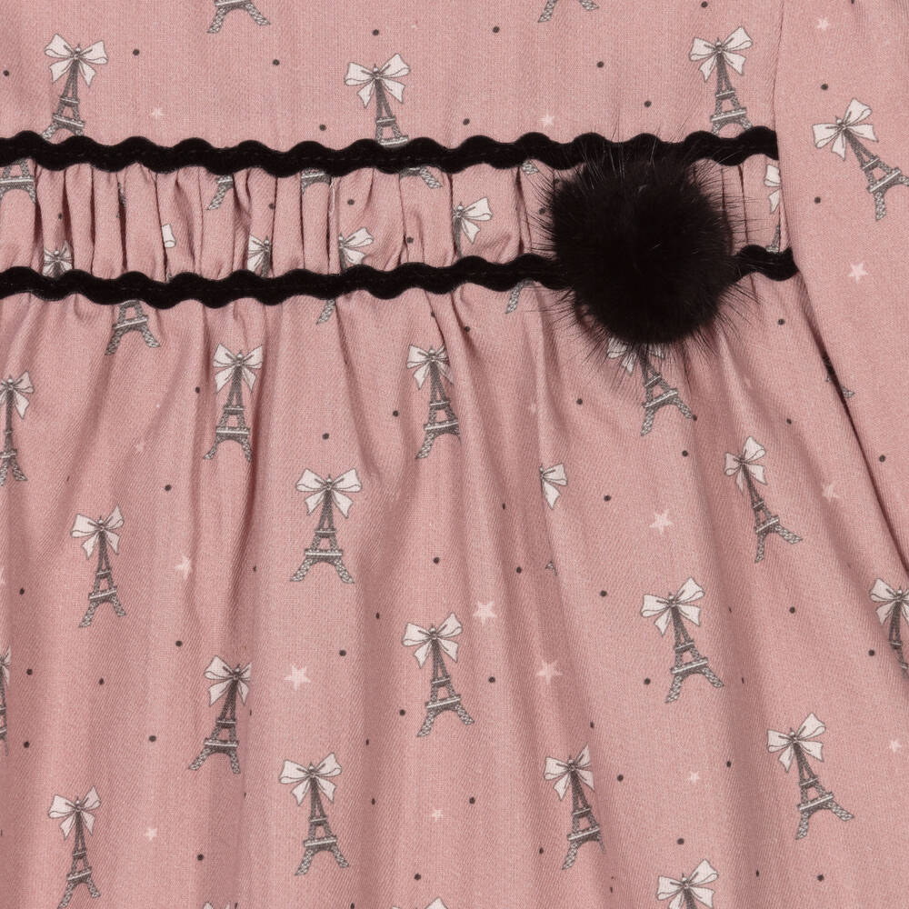 PAZ Rodríguez-Girls Pink Cotton Dress | Childrensalon Outlet